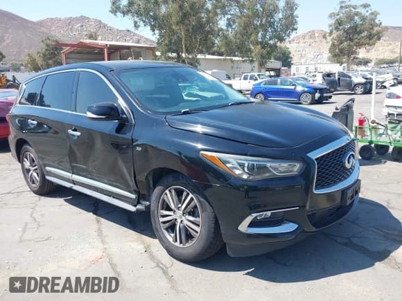 ✅ 2020 Infiniti QX60 Pure • VIN: 5N1DL0MN7LC529264 • Lot: 42960543. Listed on IAAI with 71,898 mi. Free auction sales archive from the USA and detailed vehicle history report at DreamBid. Image 1.