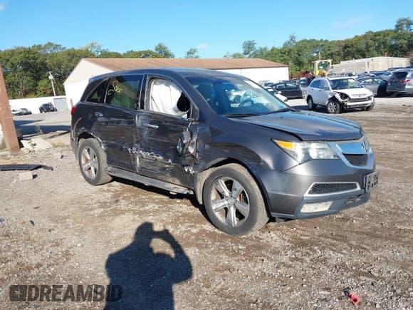 ✅ 2012 Acura MDX Technology • VIN: 2HNYD2H32CH533933 • Lot: 43417950. Listed on IAAI with 145,247 mi. Free auction sales archive from the USA and detailed vehicle history report at DreamBid. Image 1.