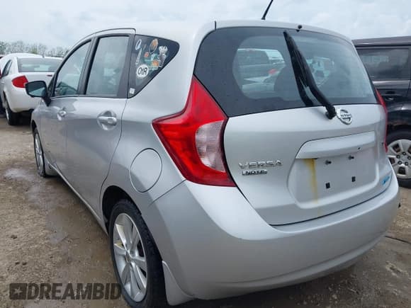 ✅ 2015 Nissan Note SV • VIN: 3N1CE2CP7FL435163 • Lot: 42137988. Listed on IAAI with 117,738 mi. Free auction sales archive from the USA and detailed vehicle history report at DreamBid. Image 3.