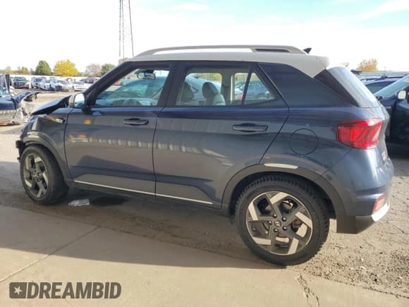 ✅ 2020 Hyundai Venue Denim • VIN: KMHRC8A34LU040791 • Lot: 77975134. Listed on Copart with 64,673 mi. Free auction sales archive from the USA and detailed vehicle history report at DreamBid. Image 2.