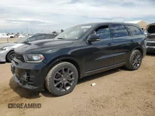 2018 Dodge Durango R/T with VIN 1C4SDJCTXJC456340, listed as a Copart auction lot 72093125 with 114,287 mi miles and Salvage title. Bid and sale history available at DreamBid. Image 1.