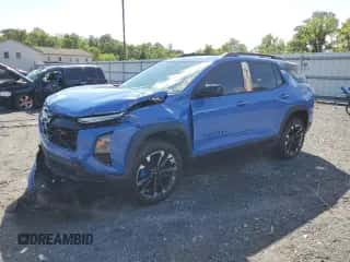 2025 Chevrolet Equinox AWD RS с VIN 3GNAXTEG8SL174077, выставлен на аукционе Copart как лот 58030455 с пробегом 7 368 миль миль и Списание • Salvage title. История ставок и продаж доступна на DreamBid. Изображение 1.