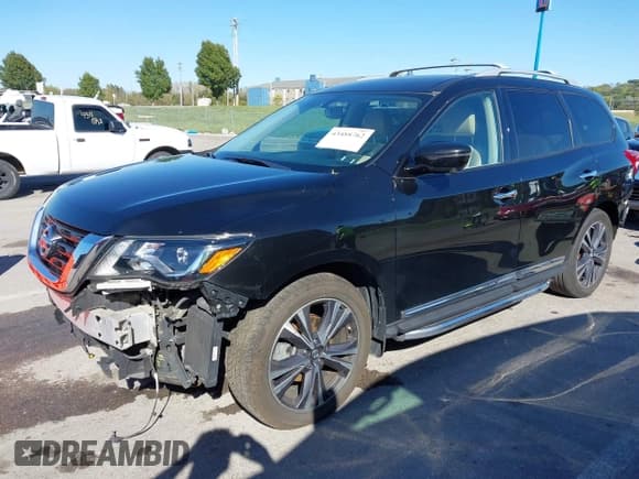 ✅ 2018 Nissan Pathfinder SV • VIN: 5N1DR2MM3JC663865 • Lot: 43488762. Listed on IAAI with 74,495 mi. Free auction sales archive from the USA and detailed vehicle history report at DreamBid. Image 2.