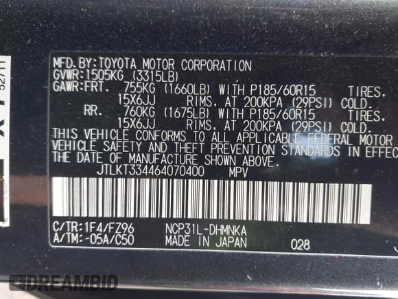 ✅ 2006 Scion xB • VIN: JTLKT334464070400 • Лот: 43618152. Опубликован ранее на IAAI с пробегом 142 673 миль. Бесплатный доступ к архиву аукционных продаж из США и подробный отчёт об истории автомобиля на DreamBid. Изображение 9.