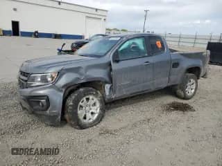 2022 Chevrolet Colorado 4WD LT z VIN 1GCHTCEN1N1217140, wystawiony jako Copart lot #54157465 z przebiegiem 52 078 mil mil oraz Szkoda całkowita • Salvage title. Historia ofert i sprzedaży dostępna na DreamBid. Obrazek 1.