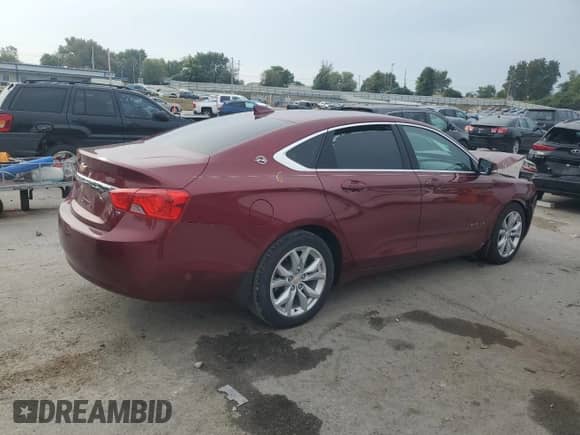 2016 Chevrolet Impala LT with VIN 1G1115S35GU164149, listed as a Copart auction lot 83779185 with 93,074 mi miles and Salvage title. Bid and sale history available at DreamBid. Image 3.