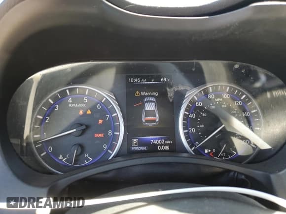 ✅ 2018 Infiniti Q60 Sport • VIN: JN1EV7EK5JM340414 • Лот: 64520395. Опубликован ранее на Copart с пробегом 74 002 миль. Бесплатный доступ к архиву аукционных продаж из США и подробный отчёт об истории автомобиля на DreamBid. Изображение 9.