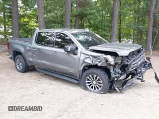 ✅ 2021 GMC Sierra 1500 AT4 • VIN: 3GTP9EEL5MG473284 • Лот: 42971313. Опубликован ранее на IAAI с пробегом 53 551 миль. Бесплатный доступ к архиву аукционных продаж из США и подробный отчёт об истории автомобиля на DreamBid. Изображение 1.
