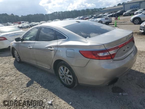 ✅ 2012 Hyundai Azera • VIN: KMHFG4JG9CA178542 • Lot: 91980505. Listed on Copart with 134,574 mi. Free auction sales archive from the USA and detailed vehicle history report at DreamBid. Image 2.