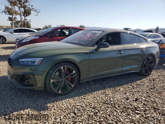 ✅ 2024 Audi S5 Sportback Premium Plus • VIN: WAUC4CF57RA076521 • Lot: 84249765. Listed on Copart with 18,117 mi. Free auction sales archive from the USA and detailed vehicle history report at DreamBid. Image 1.