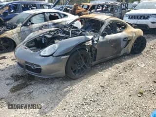 ✅ 2008 Porsche Cayman S Design Edition • VIN: WP0AB29808U780847 • Лот: 56939395. Опубликован ранее на Copart с пробегом Не указан. Бесплатный доступ к архиву аукционных продаж из США и подробный отчёт об истории автомобиля на DreamBid. Изображение 1.