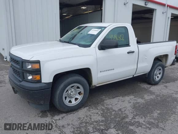 2014 Chevrolet Silverado 1500 Work Truck с VIN 1GCNCPEH9EZ141382, выставлен на аукционе IAAI как лот 43196402 с пробегом 63 510 миль миль и . История ставок и продаж доступна на DreamBid. Изображение 2.