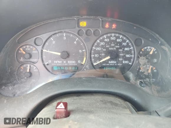 ✅ 2003 Chevrolet S-10 LS • VIN: 1GCDT13X13K131793 • Лот: 71968925. Опубликован ранее на Copart с пробегом 234 495 миль. Бесплатный доступ к архиву аукционных продаж из США и подробный отчёт об истории автомобиля на DreamBid. Изображение 9.