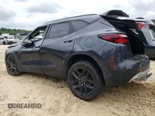 2022 Chevrolet Blazer LT with VIN 3GNKBHR40NS220298, listed as a Copart auction lot 63133894 with 32,535 mi miles and Salvage title. Bid and sale history available at DreamBid. Image 2.