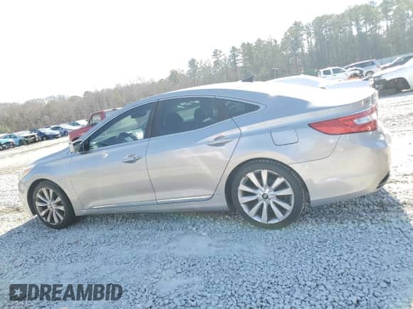 2014 Hyundai Azera Limited with VIN KMHFH4JG6EA341681, listed as a Copart auction lot 42495945 with 166,782 mi miles and Clean title. Bid and sale history available at DreamBid. Image 2.