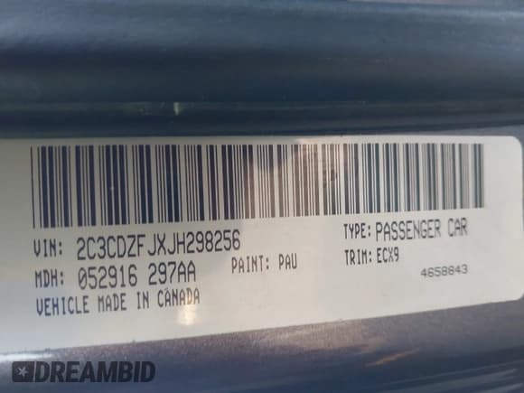 ✅ 2018 Dodge Challenger R/T Scat Pack • VIN: 2C3CDZFJXJH298256 • Лот: 43550888. Опубликован ранее на IAAI с пробегом 98 034 миль. Бесплатный доступ к архиву аукционных продаж из США и подробный отчёт об истории автомобиля на DreamBid. Изображение 9.