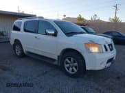 ✅ 2012 Nissan Armada Platinum • VIN: 5N1BA0NC5CN605983 • Lot: 43850123. Listed on IAAI with 142,828 mi. Free auction sales archive from the USA and detailed vehicle history report at DreamBid. Image 1.