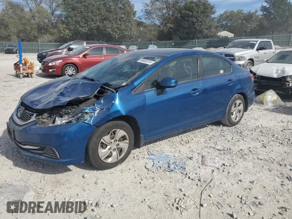 ✅ 2013 Honda Civic LX • VIN: 2HGFB2F58DH603428 • Lot: 86655315. Wystawiony na Copart z przebiegiem 243 739 mil. Bezpłatny archiwum sprzedaży aukcyjnych z USA i szczegółowy raport historii pojazdu na DreamBid. Zdjęcie 1.