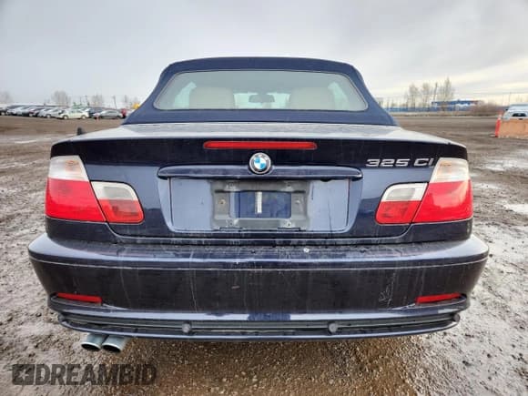 ✅ 2002 BMW 3 Series 325Ci • VIN: WBABS33432PG85348 • Lot: 91564665. Listed on Copart with 173,676 mi. Free auction sales archive from the USA and detailed vehicle history report at DreamBid. Image 6.