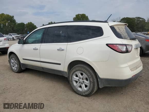 2013 Chevrolet Traverse LS with VIN 1GNKRFED7DJ183014, listed as a Copart auction lot 80904775 with 182,043 mi miles and Salvage title. Bid and sale history available at DreamBid. Image 2.
