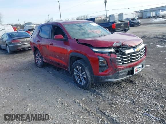 ✅ 2025 Chevrolet Equinox AWD LT • VIN: 3GNAXPEG3SL203699 • Лот: 41701592. Размещён на IAAI с пробегом 3 849 миль миль. Получите бесплатный доступ к архиву аукционных продаж из США и посмотрите подробный отчёт об истории автомобиля на DreamBid. Изображение 1.