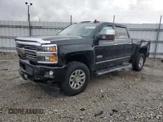 2016 Chevrolet Silverado 3500HD High Country с VIN 1GC4K1E81GF143756, выставлен на аукционе Copart как лот 83951974 с пробегом 107 319 миль миль и Списание • Salvage title. История ставок и продаж доступна на DreamBid. Изображение 1.