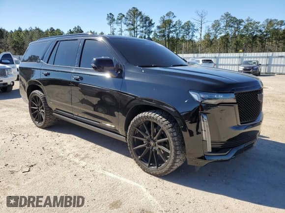 ✅ 2021 Cadillac Escalade Sport Platinum • VIN: 1GYS4GKL6MR380454 • Lot: 41435704. Listed on Copart with 41,875 mi. Free auction sales archive from the USA and detailed vehicle history report at DreamBid. Image 4.