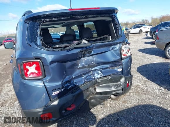 ✅ 2023 Jeep Renegade Trailhawk • VIN: ZACNJDC13PPP74002 • Lot: 41968140. Listed on IAAI with 6,848 mi. Free auction sales archive from the USA and detailed vehicle history report at DreamBid. Image 6.