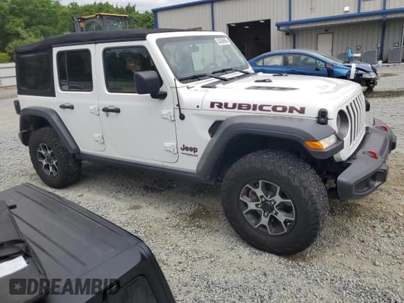 ✅ 2021 Jeep Wrangler Unlimited Rubicon • VIN: 1C4HJXFN4MW779644 • Lot: 54356995. Listed on Copart with 39,642 mi. Free auction sales archive from the USA and detailed vehicle history report at DreamBid. Image 4.