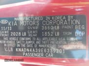 ✅ 2014 Kia Rio EX • VIN: KNADN4A39E6339201 • Lot: 42006018. Listed on IAAI with 31,101 mi. Free auction sales archive from the USA and detailed vehicle history report at DreamBid. Image 9.