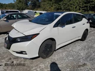 ✅ 2023 Nissan LEAF SV Plus • VIN: 1N4CZ1CVXPC557917 • Lot: 90683675. Listed on Copart with 32,300 mi. Free auction sales archive from the USA and detailed vehicle history report at DreamBid. Image 1.