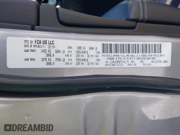 ✅ 2015 Jeep Grand Cherokee Limited • VIN: 1C4RJFBM6FC741171 • Лот: 43417351. Опубликован ранее на IAAI с пробегом 87 072 миль. Бесплатный доступ к архиву аукционных продаж из США и подробный отчёт об истории автомобиля на DreamBid. Изображение 9.