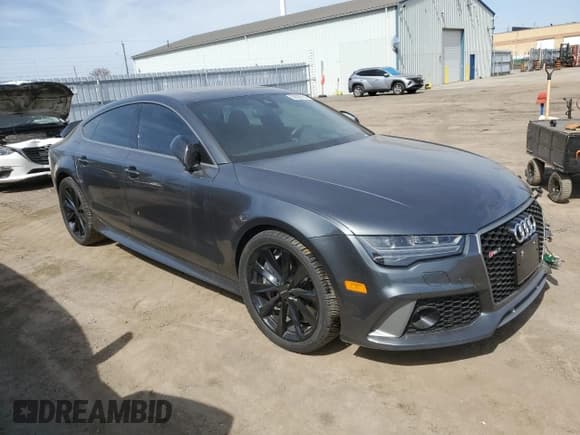 ✅ 2017 Audi RS 7 • VIN: WUAWRAFC7HN900161 • Lot: 50029504. Listed on Copart with 64,176 mi. Free auction sales archive from the USA and detailed vehicle history report at DreamBid. Image 4.
