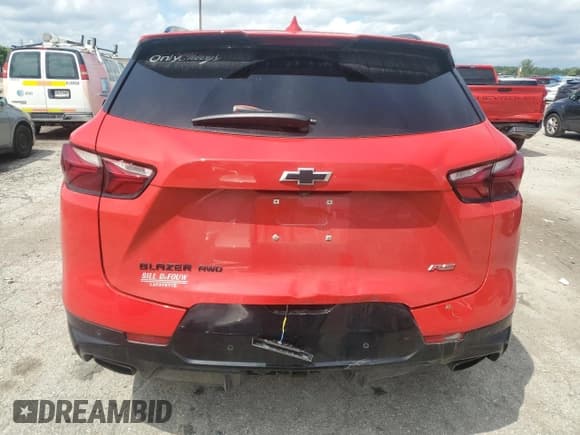 ✅ 2022 Chevrolet Blazer RS • VIN: 3GNKBKRS4NS159128 • Lot: 65826025. Listed on Copart with 72,646 mi. Free auction sales archive from the USA and detailed vehicle history report at DreamBid. Image 6.