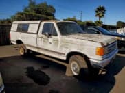 ✅ 1990 Ford F-250 • VIN: 2FTHF26G9LCA07043 • Lot: 93958225. Listed on Copart with 54,444 mi. Free auction sales archive from the USA and detailed vehicle history report at DreamBid. Image 4.