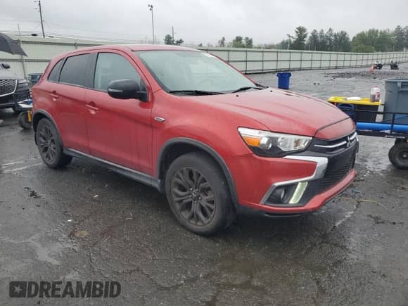 2019 Mitsubishi Outlander ES with VIN JA4AR3AU7KU022497, listed as a Copart auction lot 84171315 with 126,677 mi miles and Salvage title. Bid and sale history available at DreamBid. Image 4.