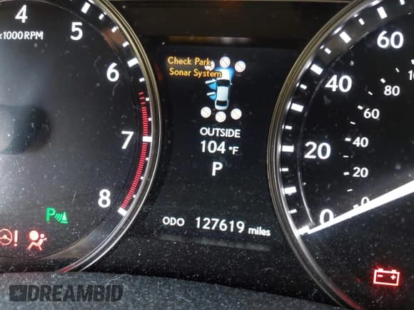 ✅ 2013 Lexus GS 350 • VIN: JTHBE1BL2D5022757 • Lot: 42110597. Listed on IAAI with 127,619 mi. Free auction sales archive from the USA and detailed vehicle history report at DreamBid. Image 7.