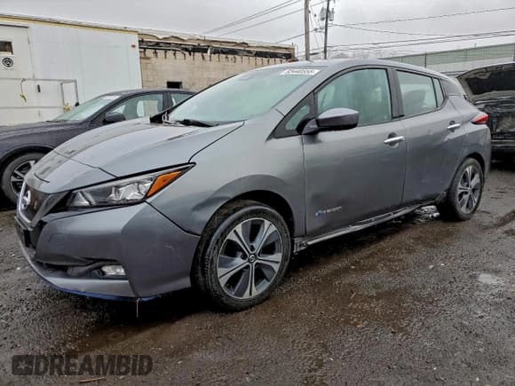 ✅ 2019 Nissan LEAF SL Plus • VIN: 1N4BZ1CP9KC311768 • Lot: 93440555. Listed on Copart with 103,202 mi. Free auction sales archive from the USA and detailed vehicle history report at DreamBid. Image 1.