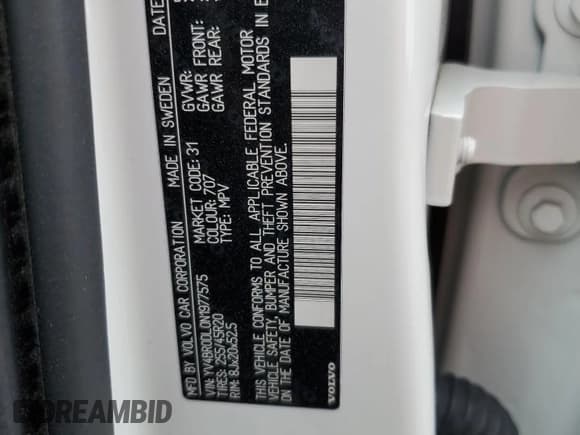 ✅ 2022 Volvo XC60 Inscription • VIN: YV4BR0DL0N1977575 • Лот: 70186893. Опубликован ранее на Copart с пробегом 24 700 миль. Бесплатный доступ к архиву аукционных продаж из США и подробный отчёт об истории автомобиля на DreamBid. Изображение 12.