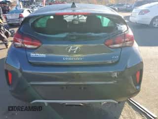 2019 Hyundai Veloster 2.0 с VIN KMHTG6AFXKU018348, выставлен на аукционе Copart как лот 76933214 с пробегом 45 387 миль миль и На запчасти • Non repairable. История ставок и продаж доступна на DreamBid. Изображение 6.