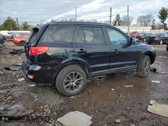 ✅ 2008 Hyundai Santa Fe SE • VIN: 5NMSH73E98H179748 • Lot: 86966474. Listed on Copart with 118,531 mi. Free auction sales archive from the USA and detailed vehicle history report at DreamBid. Image 3.