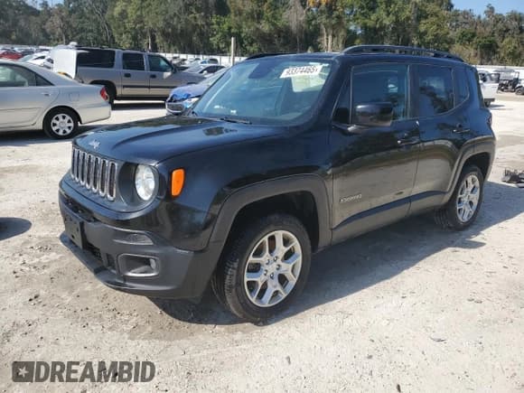 ✅ 2018 Jeep Renegade Latitude • VIN: ZACCJBBB7JPH83866 • Lot: 93374465. Wystawiony na Copart z przebiegiem 116 755 mil. Bezpłatny archiwum sprzedaży aukcyjnych z USA i szczegółowy raport historii pojazdu na DreamBid. Zdjęcie 1.