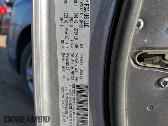 ✅ 2017 Dodge Journey Crossroad Plus • VIN: 3C4PDCGGXHT536816 • Лот: 68926845. Опубликован ранее на Copart с пробегом 104 254 миль. Бесплатный доступ к архиву аукционных продаж из США и подробный отчёт об истории автомобиля на DreamBid. Изображение 13.