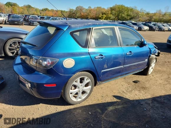 ✅ 2007 Mazda 3 S Touring • VIN: JM1BK344871633478 • Lot: 86612875. Listed on Copart with 106,714 mi. Free auction sales archive from the USA and detailed vehicle history report at DreamBid. Image 3.