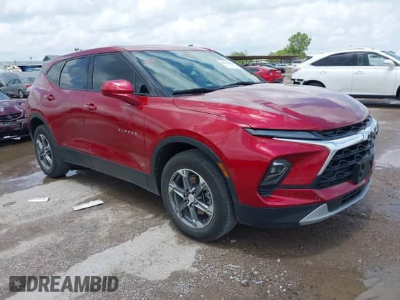 2023 Chevrolet Blazer LT z VIN 3GNKBCR43PS209835, wystawiony jako IAAI lot #42602606 z przebiegiem 23 924 mil mil oraz . Historia ofert i sprzedaży dostępna na DreamBid. Obrazek 1.