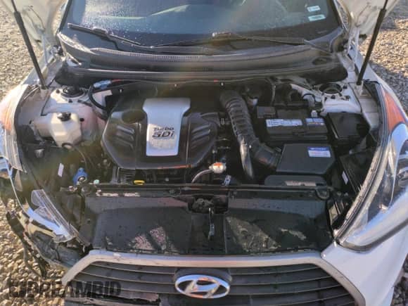 2016 Hyundai Veloster Turbo with VIN KMHTC6AE7GU284808, listed as a Copart auction lot 79896544 with 154,609 mi miles and Salvage title. Bid and sale history available at DreamBid. Image 11.