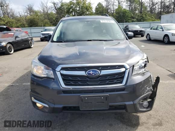 2017 Subaru Forester Limited with VIN JF2SJAJC2HH804951, listed as a Copart auction lot 81412985 with 221,177 mi miles and Salvage title. Bid and sale history available at DreamBid. Image 5.