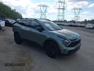✅ 2025 Kia Sportage X-Line • VIN: 5XYK6CDF2SG233608 • Lot: 43075329. Wystawiony na IAAI z przebiegiem 9 277 mil. Bezpłatny archiwum sprzedaży aukcyjnych z USA i szczegółowy raport historii pojazdu na DreamBid. Zdjęcie 1.