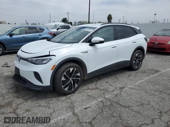 ✅ 2022 Volkswagen ID.4 Pro • VIN: WVGRMPE21NP072432 • Lot: 66491683. Listed on Copart with 7,371 mi. Free auction sales archive from the USA and detailed vehicle history report at DreamBid. Image 1.