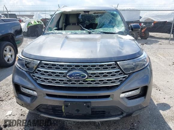 ✅ 2022 Ford Explorer Limited • VIN: 1FMSK8FH2NGC01651 • Lot: 42871711. Listed on IAAI with 53,440 mi. Free auction sales archive from the USA and detailed vehicle history report at DreamBid. Image 6.